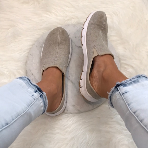 easy street Shoes - Linen Sports Comfortable Mule Slides